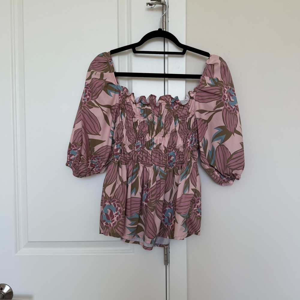ARANEA Floral Pink Women's Top